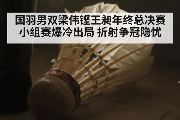 国羽男双梁伟铿王昶年终总决赛小组赛爆冷出局 折射争冠隐忧